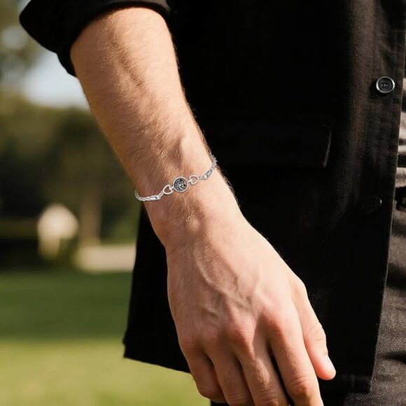 Stainless Steel Horse Snaffle Bit Bracelet Equestrian Jewelry for Women NWT - Picture 2 of 6